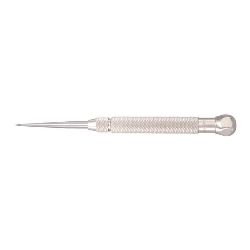 Starrett Carbide Pocket Scriber with Hexagon Shape Head  278 72mm Point Length 38 95mm Handle Diameter Knurled and NickelPlated Handle  70BX - Image 1
