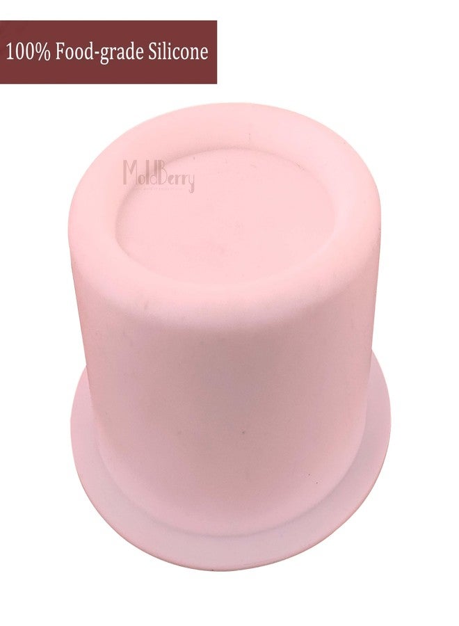 MoldBerry Silicone Round Bento Cake Mold – Non-Stick, Flexible, Reusable Baking Pan for Mini Cakes, Muffins, Desserts, Chocolates – Food Grade Silicone Bakeware (Pack of 1) - Image 3