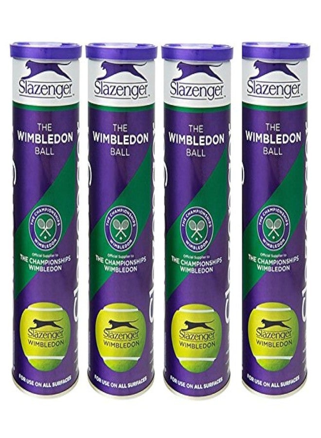 Slazenger Wimbledon Balls Dozen (4 Cans) - Image 1