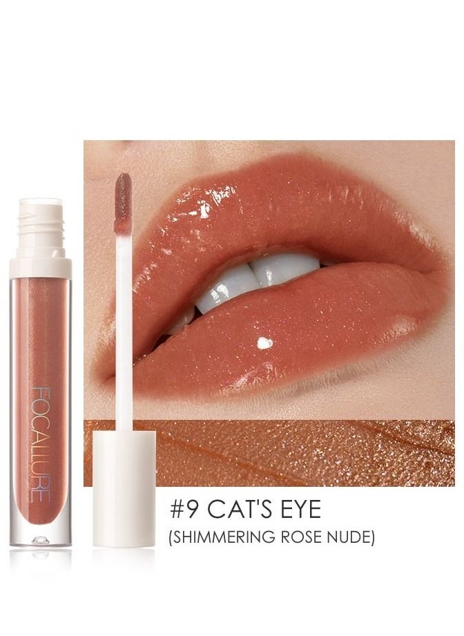 FOCALLURE ملمع شفاه عالي اللمعان عين القطة FA-153 #9  - Image 1