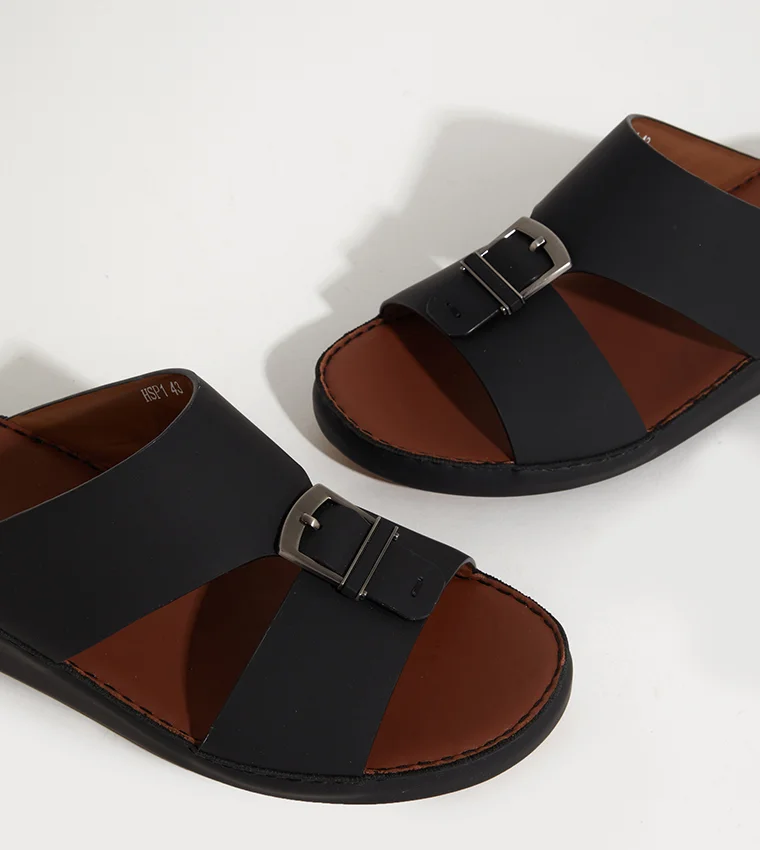 Hush Puppies  Hush Puppies Men's Black Sandals for Men | Best Price UAE