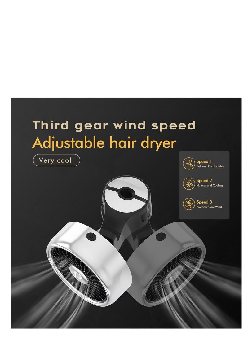 Loquat Car Seat Fan with LED Colorful Lights, Upgraded USB Fan for Car with Powerful Cooling, 3 Speeds Strong Wind, Brushless Motor, Adjustable Clip Electric Fan for SUV/RV/Truck/Sedan/Cruise/Office - Image 5