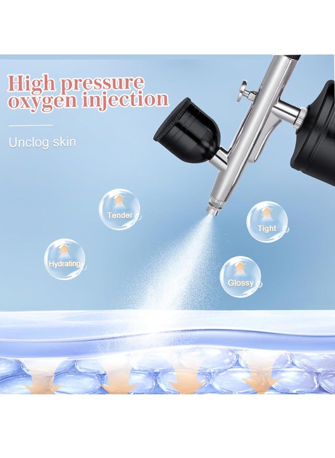Skin Need Portable Oxygen Injection Airbrush Kit with Compressor | High-Pressure Face Spray Pen for Skin Care, Anti-Aging & Whitening | Home & Professional Use - Image 4