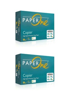 PaperOne PaperOne Copier Premium Copy Paper, 80 GSM, A4 Size, 500 sheets ream Pack of 2  - Image 1