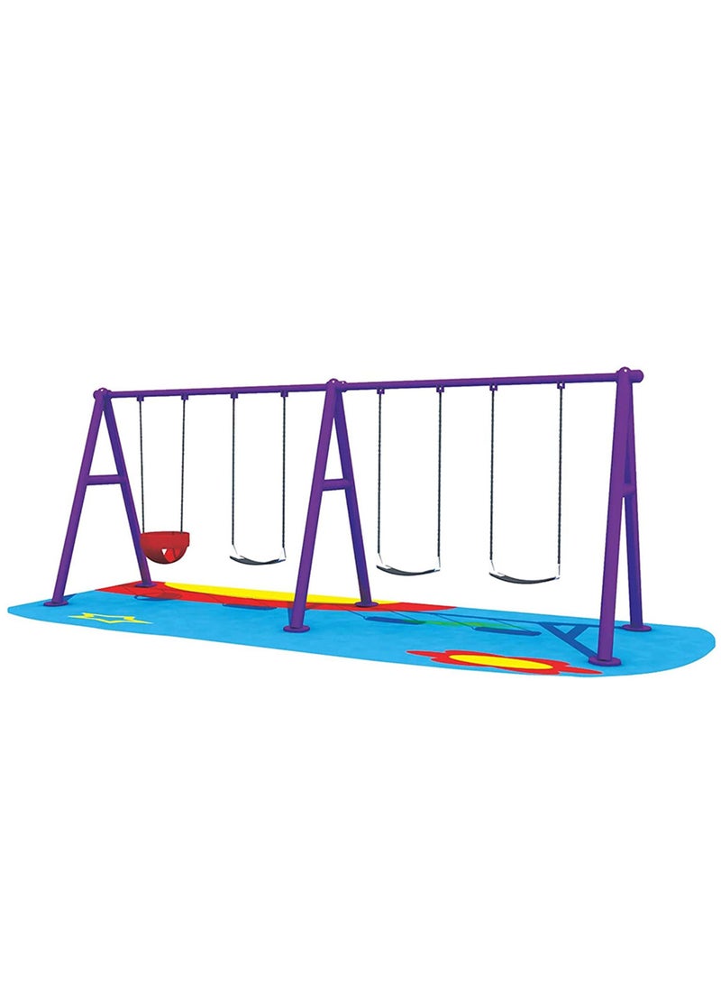 Myts Ultimate Swingland Adventure Range - 4 Swings (Assorted) - 2.5M - Image 1