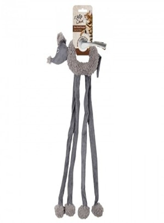 أوول فور بوز مقبض باب من صوف الحمل المتدلي - رمادي