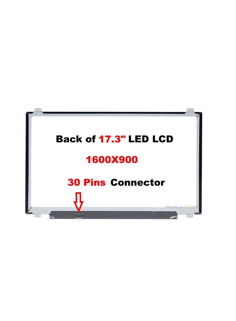 Terabyte LAPTOP LED 17.3" SLIM/ 1600 900   17.3"  30 PIN FRAMELESS - Image 5