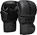 RDX MMA Gloves Sparring Grappling Hybrid Open Palm Martial Arts Mitts Men Women Maya Hide Leather Wrist Support Cage Fighting Combat Sports Boxing Glove Training Muay Thai Punching Bag Kickboxing - Image 3