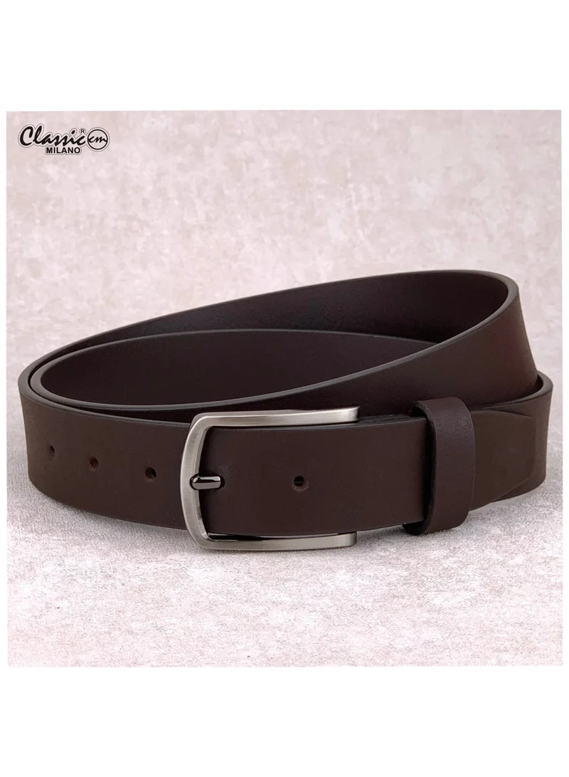 Classic Milano Classic Milano Genuine Leather Belt for Men – Black and Brown Formal Belt – Men Belts for Office & Business Wear – Mens Belt Leather with Gift Box