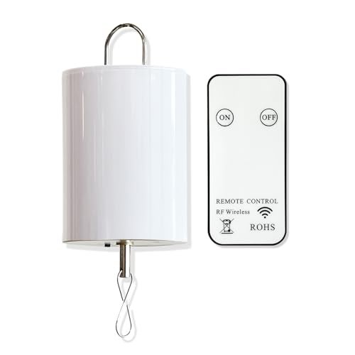 FONMY Hanging Display Motor 10 RPM Low Speed with Remote for Wind Spinner Ornament Hanging Decor Baby Crib Mobile Battery Operated Motor - Image 1
