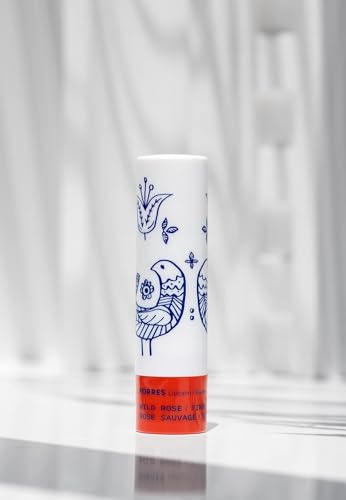KORRES Lip Butter Stick Wild Rose Tinted Hydrating Lip Balm with Greek Hypericum Balsam Oil, Moisturizing Natural Shine & Subtle Tint for Soft Smooth Lips, Lip Care for Women & Men, 0.17 Oz Stick - Image 3