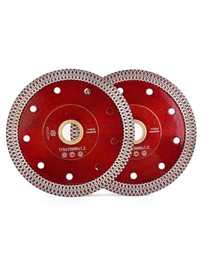 Casaverde 2Pcs/Lot 4.5“ Super Thin Diamond Porcelain Saw Blade Ceramic Cutting Disc for Cutting Ceramic or Porcelain Tiles (4.5"-2pcs) - Image 2