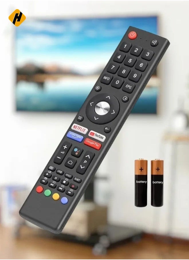 HuHa Remote Control Replacement for Changhong UHD TV - Compatible with Models U43H7A, U43H7S, U50H7S, U55H7S, ODL24771HN-TAB, ODL50672U-TAB, Saba SA24S46A9, SA32S67A9, SA40S67A9  - Image 2