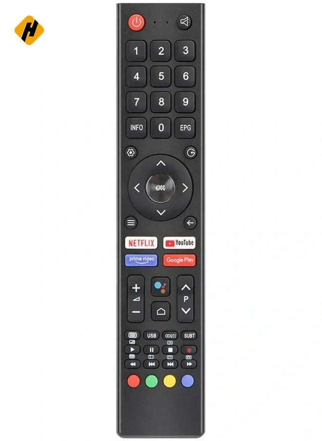 HuHa Remote Control Replacement for Changhong UHD TV - Compatible with Models U43H7A, U43H7S, U50H7S, U55H7S, ODL24771HN-TAB, ODL50672U-TAB, Saba SA24S46A9, SA32S67A9, SA40S67A9  - Image 3