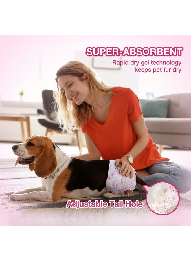 Dono Disposable Dog Diapers Female, Super Absorbent Doggie Diaper, RapidDry Gel Technology Puppy Diapers, LeakProof Fit Cat Diapers For Doggy In Heat,Excitable Urination,Incontinence,Training - Image 3