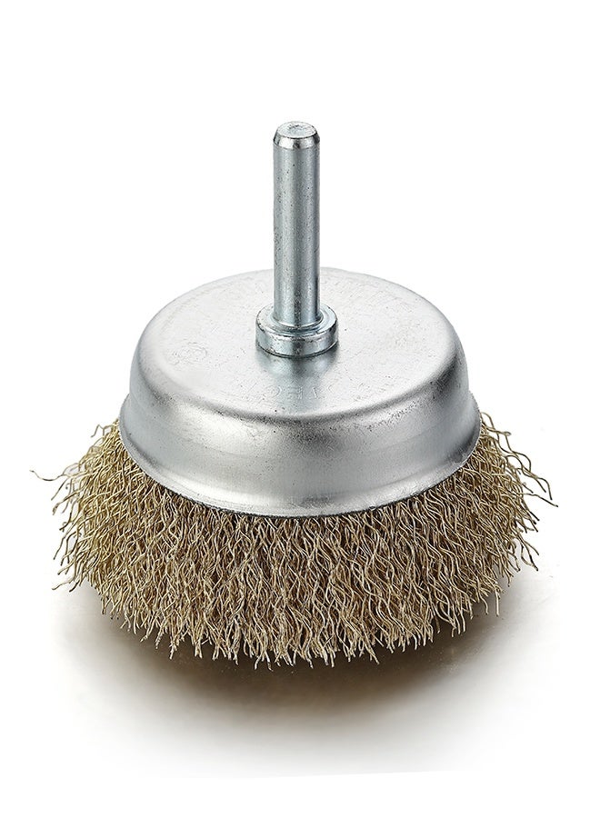 LAWAZIM Pro7 Wire Brush Set -5 Piece- Heavy-Duty Brass Abrasive Deburring Wire Wheel Brushes, Cup Brushes, and End Brush - Perfect for Metal Cleaning, Rust Removal, and Surface Preparation with Power Tools  - Image 3