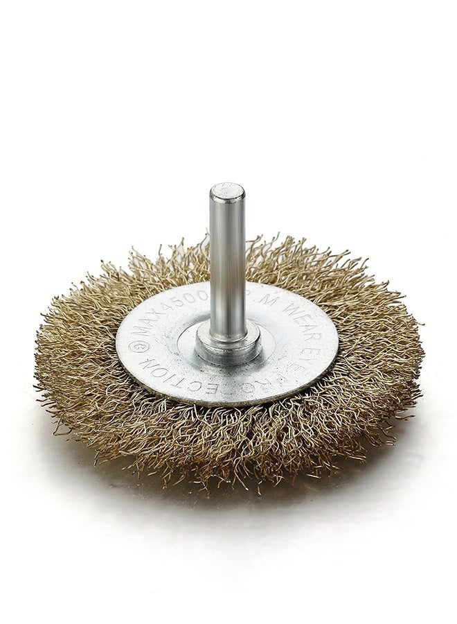 LAWAZIM Pro7 Wire Brush Set -5 Piece- Heavy-Duty Brass Abrasive Deburring Wire Wheel Brushes, Cup Brushes, and End Brush - Perfect for Metal Cleaning, Rust Removal, and Surface Preparation with Power Tools  - Image 5