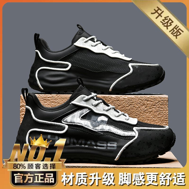 Men'S Shoes Winter Big Kids Teenagers High-Top Sports Fleece-Lined Warm Senior High School Junior High School Students Cotton Shoes - Image 1