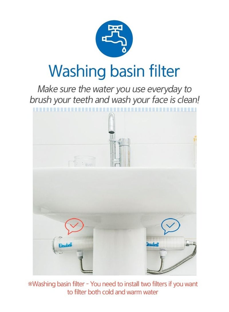 [DEWBELL] Sudo-Ae F15 Purification Filter for Wash Basin / Kitchen Sink (economy type), Made in Korea