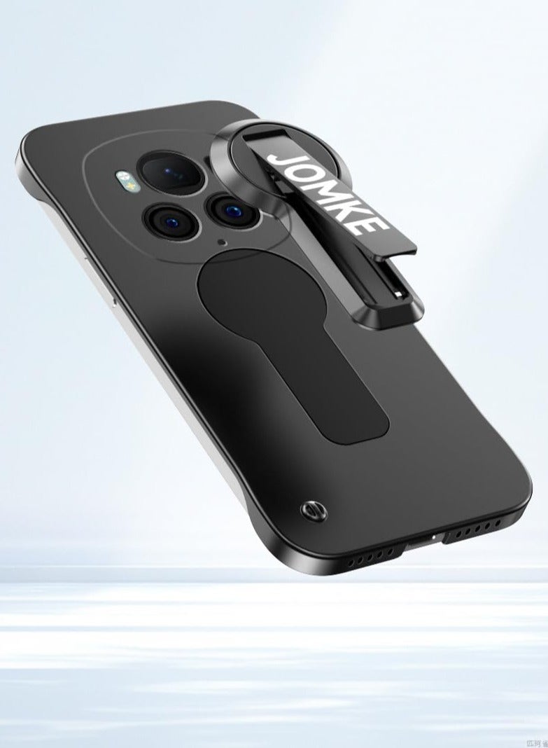 متوافق مع غطاء هاتف Honor Magic 6 Pro، مزود بحامل دوار بزاوية 360 درجة، غلاف هاتف رقيق جداً من مادة PC مقاوم للصدمات والحماية من السقوط. - Image 4