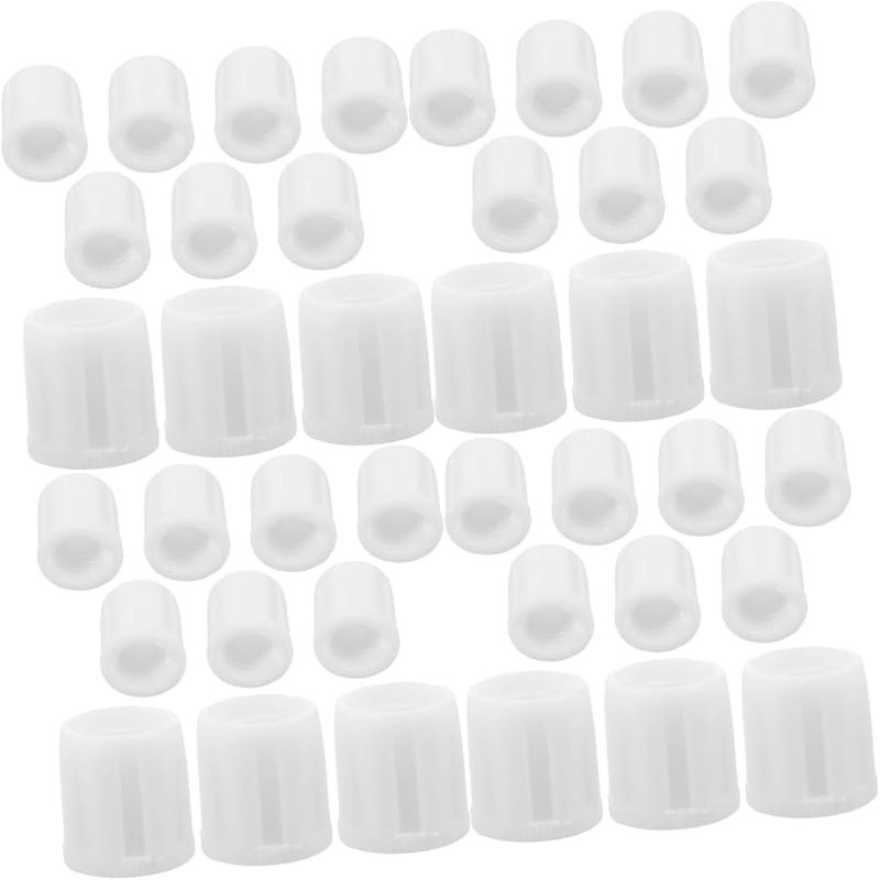 4 Pack Toilet Brush Handle Replacement Nuts Spiral Connectors Easy Clean Detach - Image 2