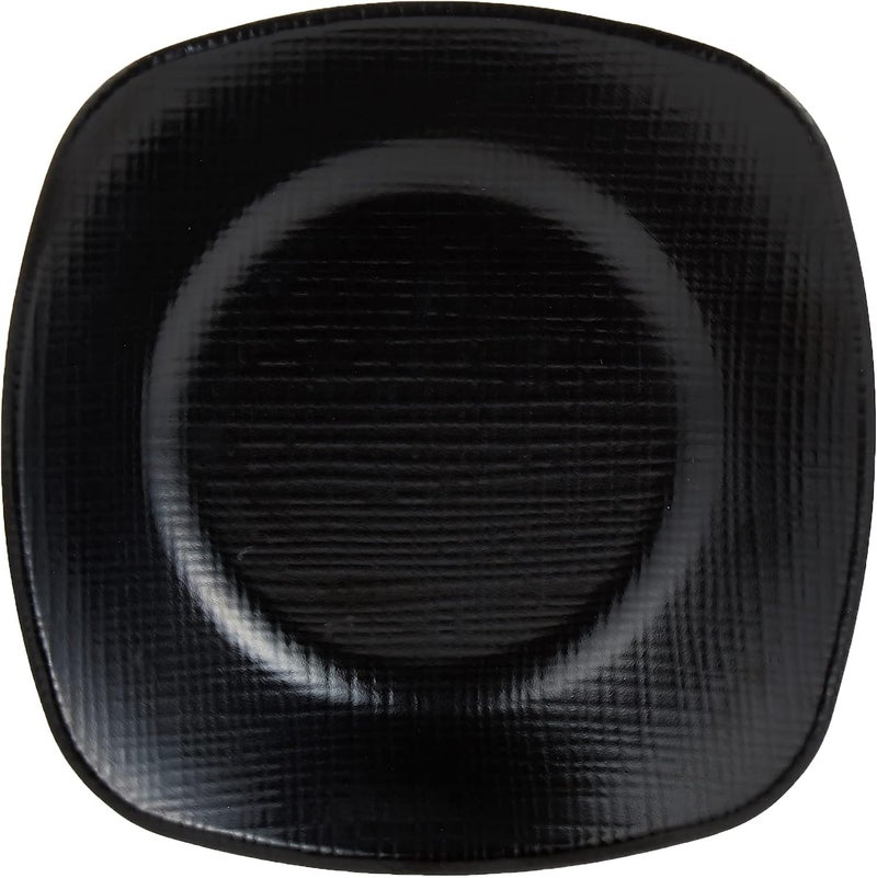 Servewell Melamine Square Plate, Black, 13.7 x 13.7 x 3.5 cm - Image 2