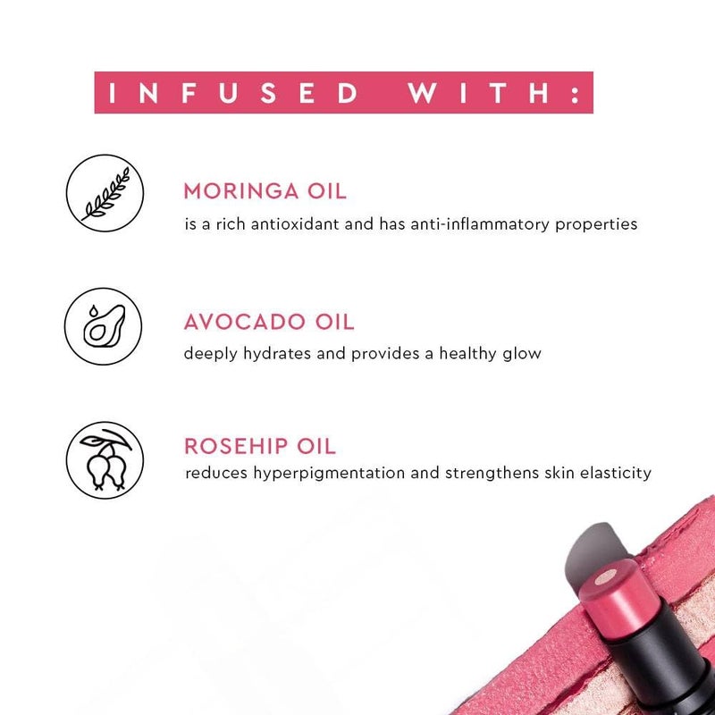 Kiro Wonder Wand MultiStick  Pink Opal 75g  3in1 Stick  Blush Eyeshadow  Lip Tint  Creamy Weightless  LongLasting  Rosehip Avocado  Moringa Oil Infused  Hydrating with Glowing Core - Image 5