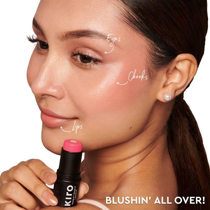 Kiro Wonder Wand MultiStick  Pink Opal 75g  3in1 Stick  Blush Eyeshadow  Lip Tint  Creamy Weightless  LongLasting  Rosehip Avocado  Moringa Oil Infused  Hydrating with Glowing Core - Image 4