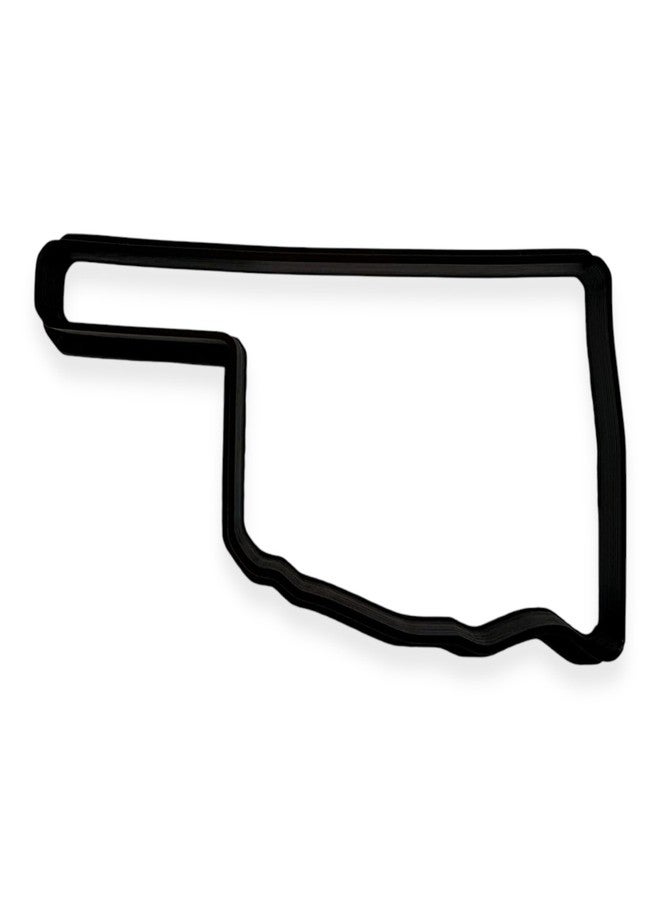 Bundle of Fun Oklahoma State Cookie Cutter with Easy Push Design (4 inch) - Image 1