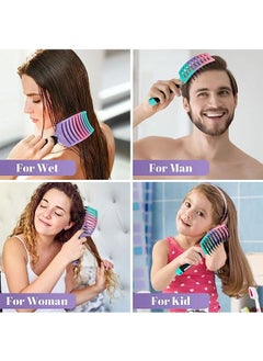 General Detangling Brush,1 Pack,Detangler Hair brush for Adult and Kids Wet or Dry Hair,Boar Bristle Hair Brush Getting Knots Out without Pain Adds Shine and Makes Hair Smooth  - Image 5