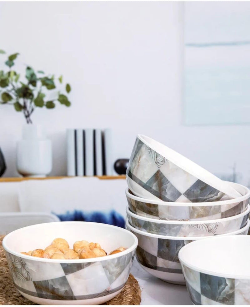 Servewell Melamine Round Serving Veg Bowl/Katori,Glossy,Set of 6,Supermus,180 ml - Image 3