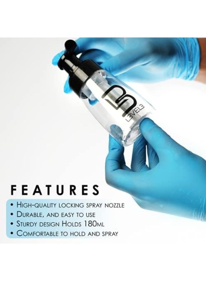 L3 زجاجة رذاذ مسحوق المستوى 3 لتطبيق التلك - مستلزمات الحلاقة والإكسسوارات - مريحة للإمساك - حاوية من المستوى الثالث - Image 4