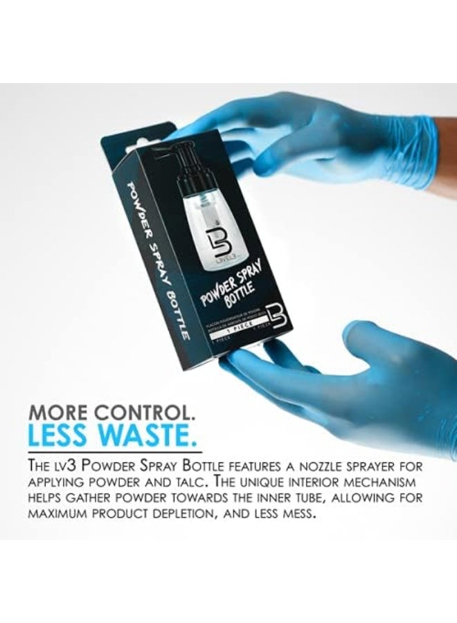 L3 زجاجة رذاذ مسحوق المستوى 3 لتطبيق التلك - مستلزمات الحلاقة والإكسسوارات - مريحة للإمساك - حاوية من المستوى الثالث - Image 2