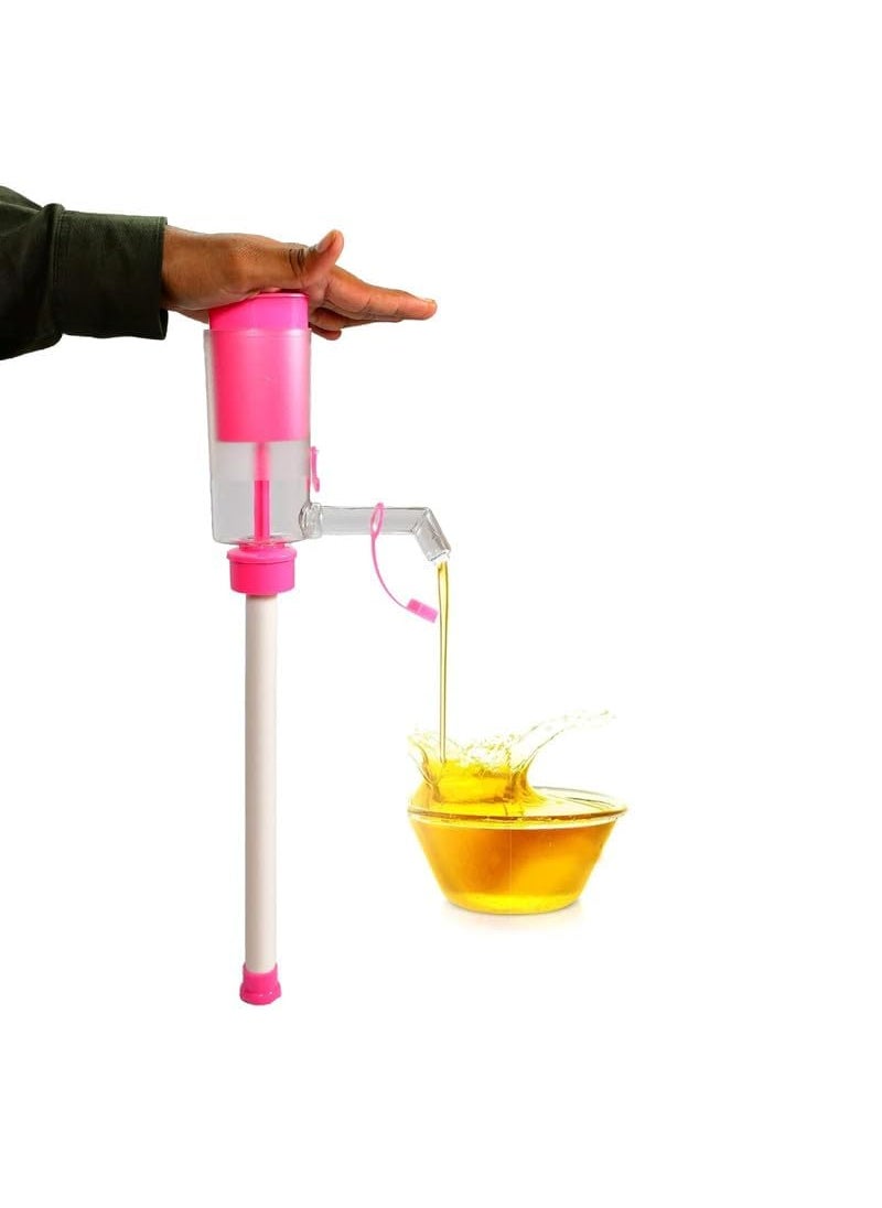 KBDev KBDev ABS Plastic Cooking Oil PumpManual Hand Oil Pump 1 Pcs Plastic Oil Pump for Oil Extractor and Fuel Transfer Manual Hand Press get Oil Pump Multi Color  - Image 4
