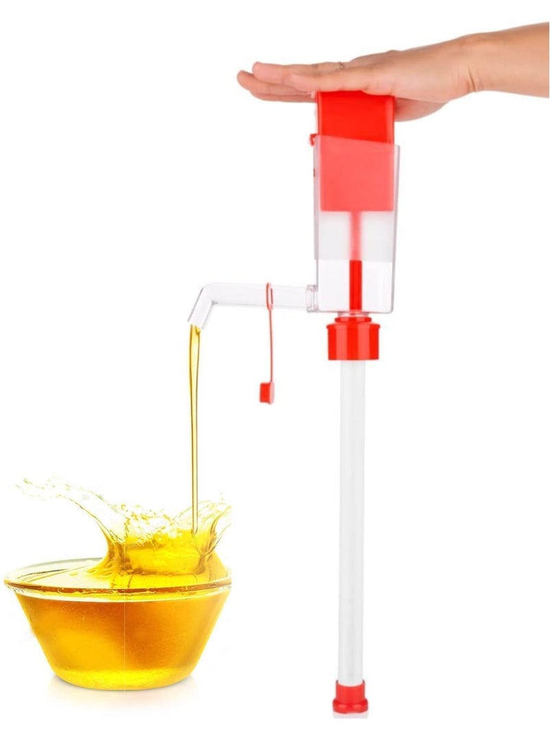 KBDev KBDev ABS Plastic Cooking Oil PumpManual Hand Oil Pump 1 Pcs Plastic Oil Pump for Oil Extractor and Fuel Transfer Manual Hand Press get Oil Pump Multi Color  - Image 2