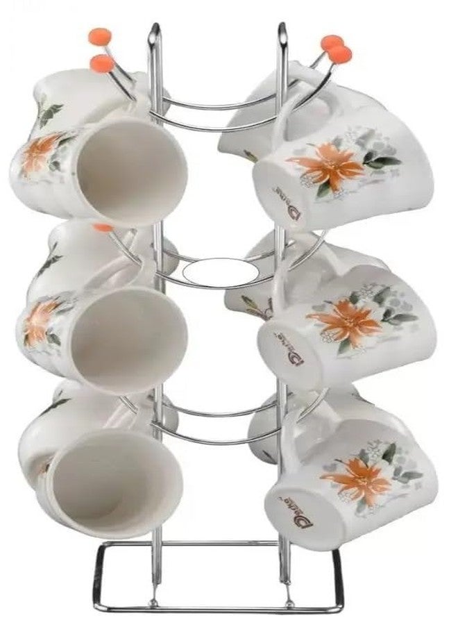 STANDIFY® S-Cup & Mug Stand_Q_Stnfy Cup & Mug Holder Stainless Steel Multi-Purpose Organizer Kitchen Stand for Countertop & Sink Area. - Image 1