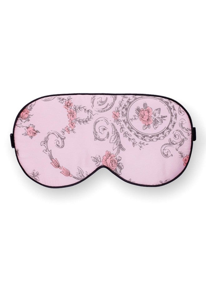 MAXFEEL 100% Pure Silk Eye Mask Sleep Eye Mask Eye Cover Eyeshade Sleeping Eye Mask Floral Colors (1) - Image 1