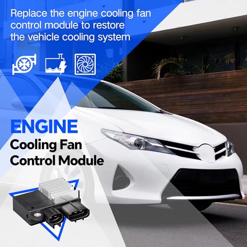 AdvanEX وحدة تحكم مروحة التبريد AdvanEX متوافقة مع تويوتا كورولا/ماتريكس 2009-2013 تستبدل OE 499300-3400، 89257-12010، L33L1515Y - Image 5