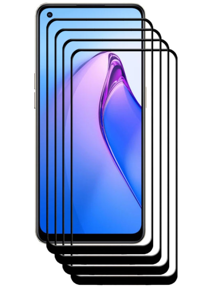 ACLIX 4 Pieces Antistatic ESD Dustproof Premium Quality High Definition Tempered Glass Screen Protector Designed For Oppo Reno8 Z - Image 1