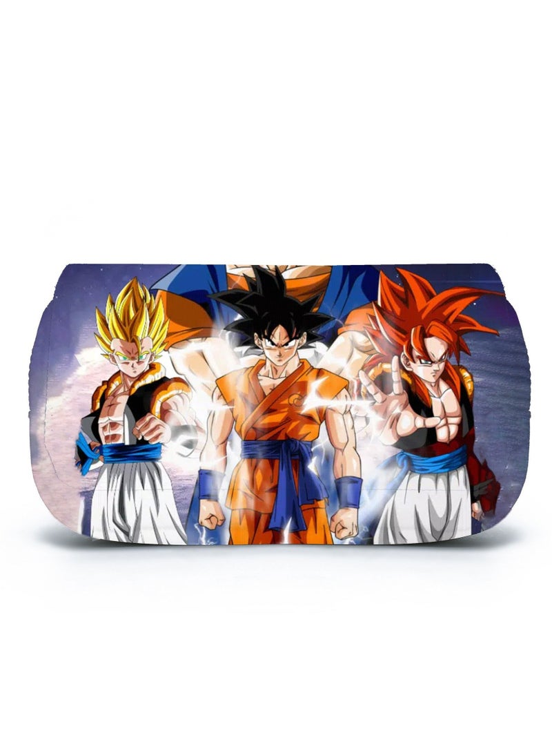 Dragon Ball Children's Pencil Case Primary School Students Cartoon Game Pencil Case 20*10*7.5cm