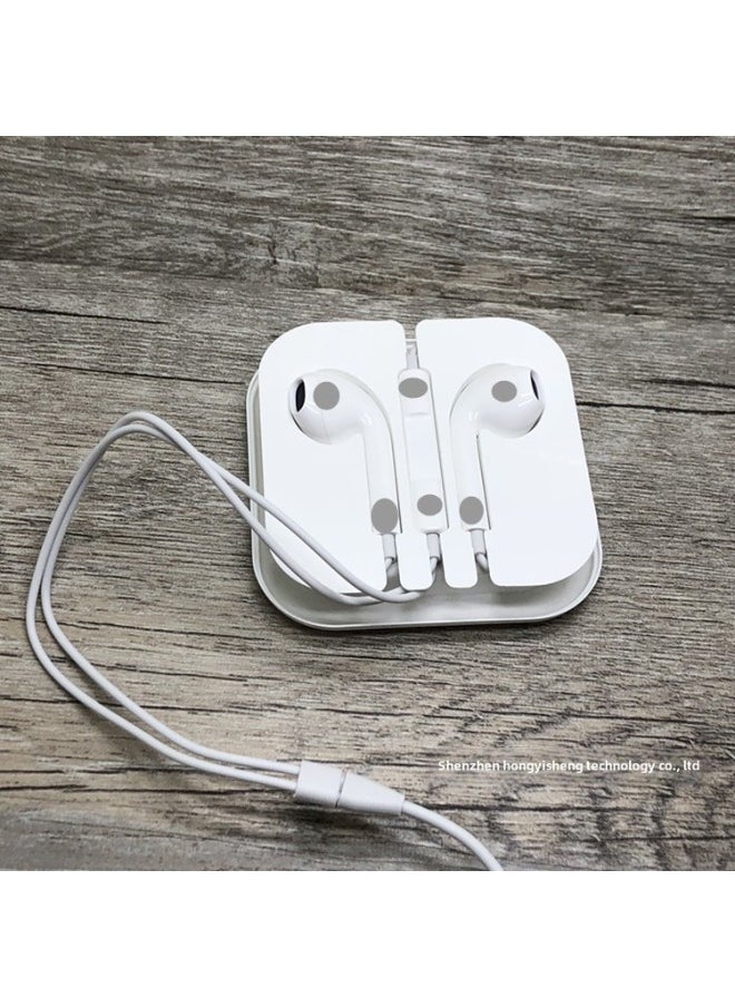 Generic - Suitable For Apple 5/6/7 Android Universal Mobile Phone Headset Wire Control In-ear Subwoofer Earplugs Customization-Color:I6 Headphones (no After-sales) - Image 1