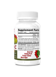 Deva Vegan Vitamins Vegan Food Based Premium Vitamin C Multisource Nongmo 90 Tablets  - Image 3