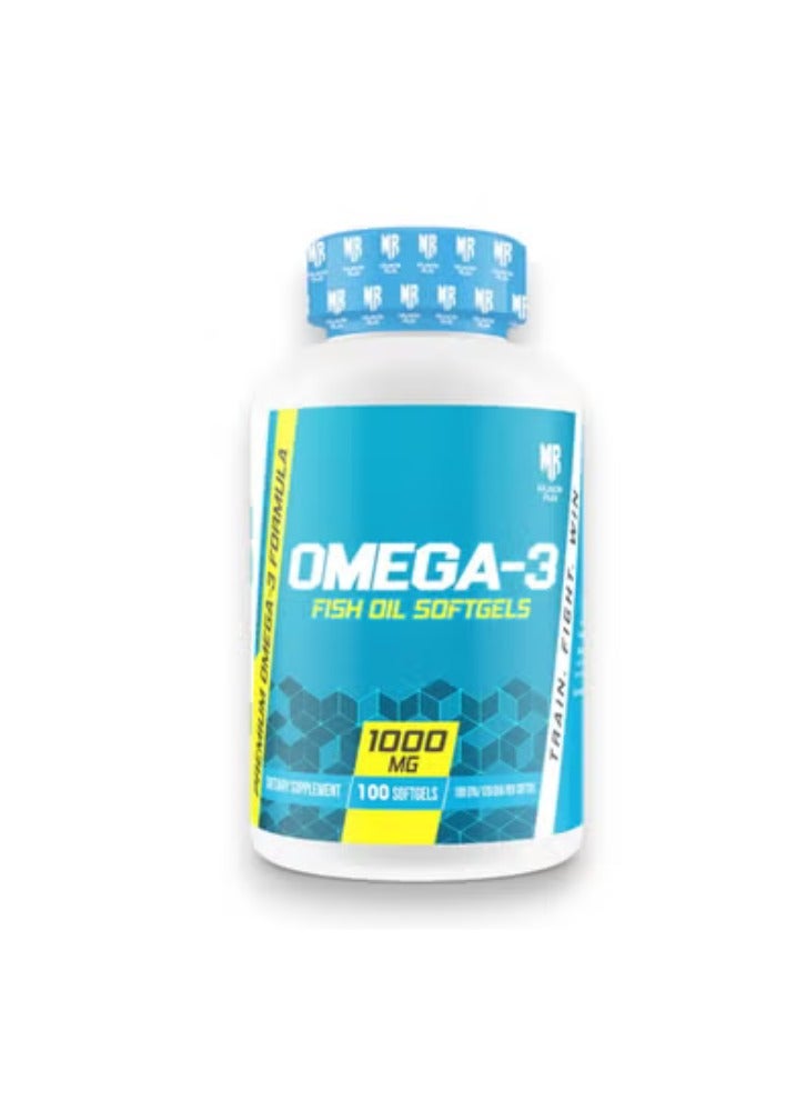 Omega-3, Fish Oil Softgels, Premium Omega-3 Formula, 100 Softgels