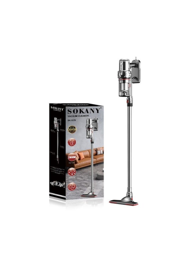 Sokany Vertical Vacuum Cleaner 2000 Watt Grey SK-3378 - Image 1