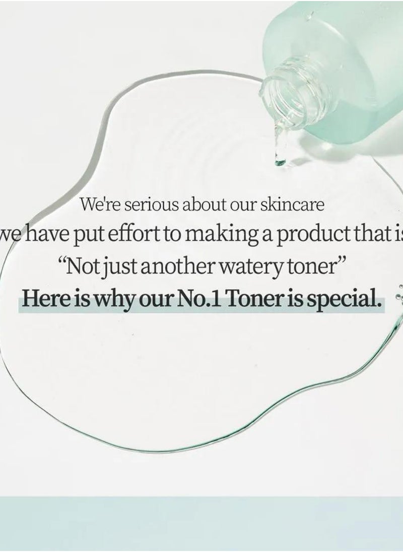 numbuzin Numbuzin No.1 Pure-Full Calming Herb Toner 300ml Deep Calming Toner for Acne-Prone Skin with Centella Asiatica and Herbal Extracts for Soothing and Balancing  - Image 4