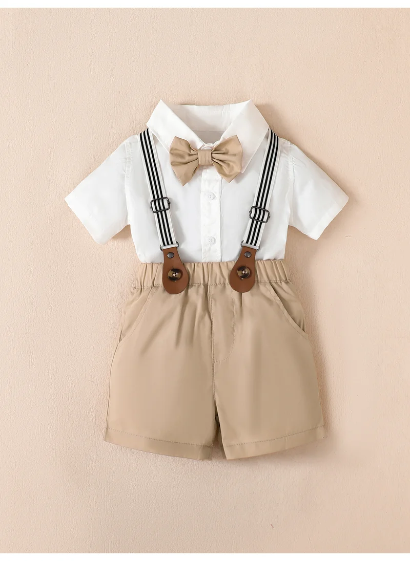 Balabala Baby Boy Woven short sleeve suit