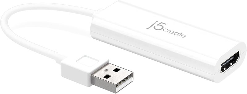 J5 Create USB to HDMI Display Adapter- USB to HDMI 1080P Cable Converter Adapter for Windows (JUA195) - Image 1
