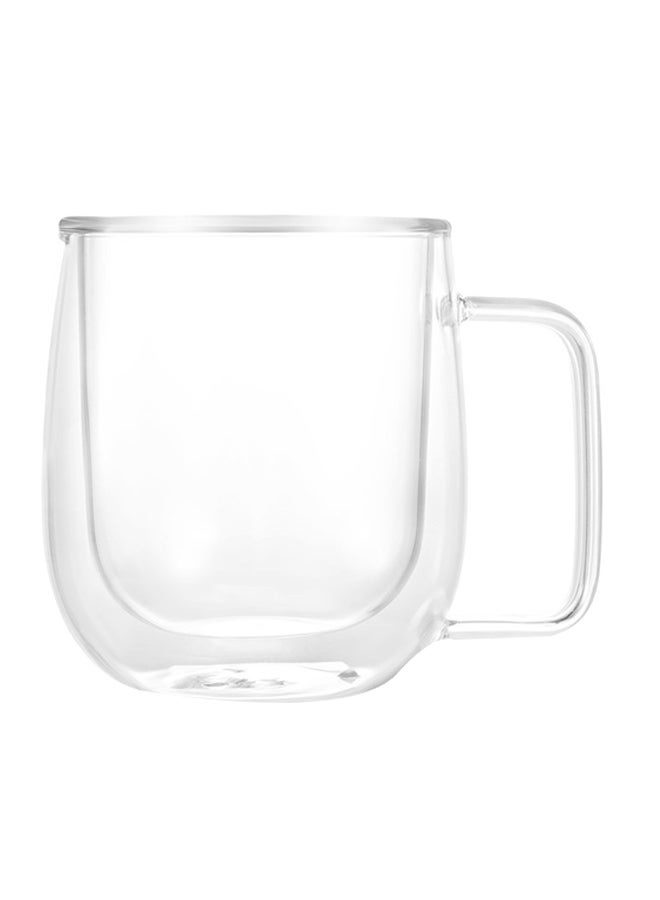 Transparent Double Layered Insulation Cup Clear 7.5x7.5x9.8xcm  - Image 1