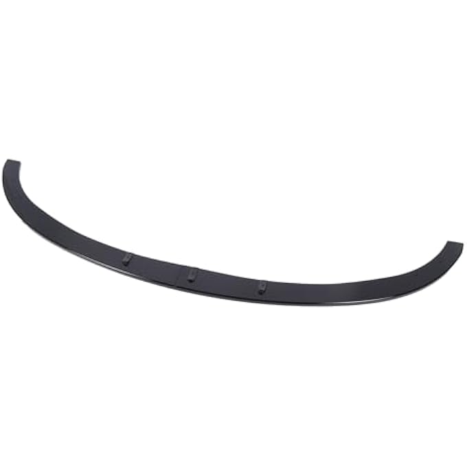 Cryfokt Front Bumper Lip Spoiler Glossy Black Racing Look for 3 Series E92 M Sport 2006 to 2013 Enhancing Driving Safety Material ABS - Image 3