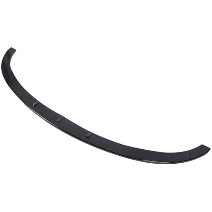 Cryfokt Front Bumper Lip Spoiler Glossy Black Racing Look for 3 Series E92 M Sport 2006 to 2013 Enhancing Driving Safety Material ABS - Image 5